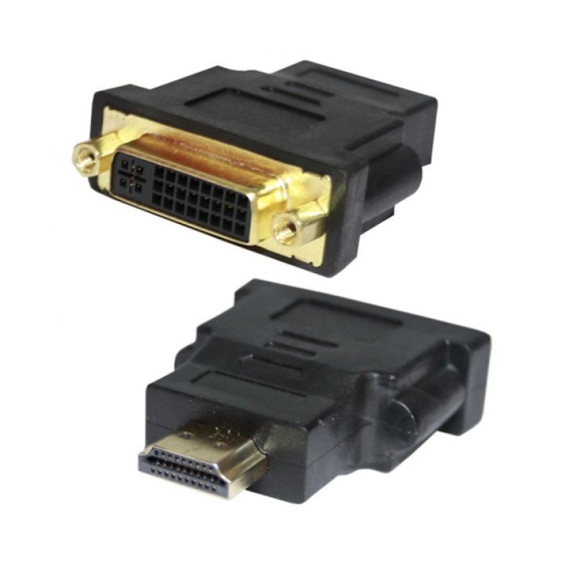 Andowl Q-C31 Μετατροπέας HDMI Male σε DVI-I Female 1 Τεμάχιο - Χρώμα: Μαύρο