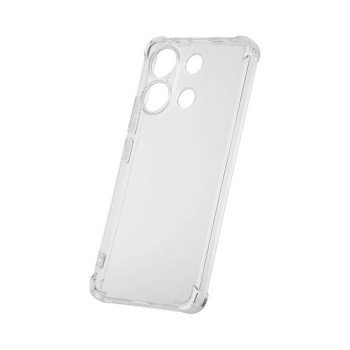Θήκη Πλάτης Σιλικόνης Anti Shock για Xiaomi Redmi Note 13 4G - Χρώμα: Διάφανο