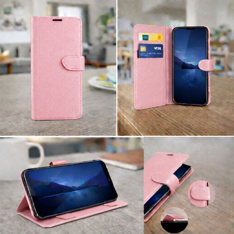 Θήκη Βιβλίο Clip για Xiaomi NOTE 10 PRO – Ροζ Χρυσό | Blister