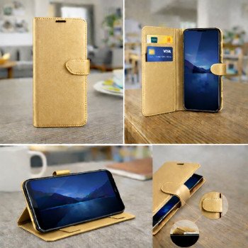 Θήκη Βιβλίο Clip για Xiaomi X4 PRO – Χρυσή | Blister