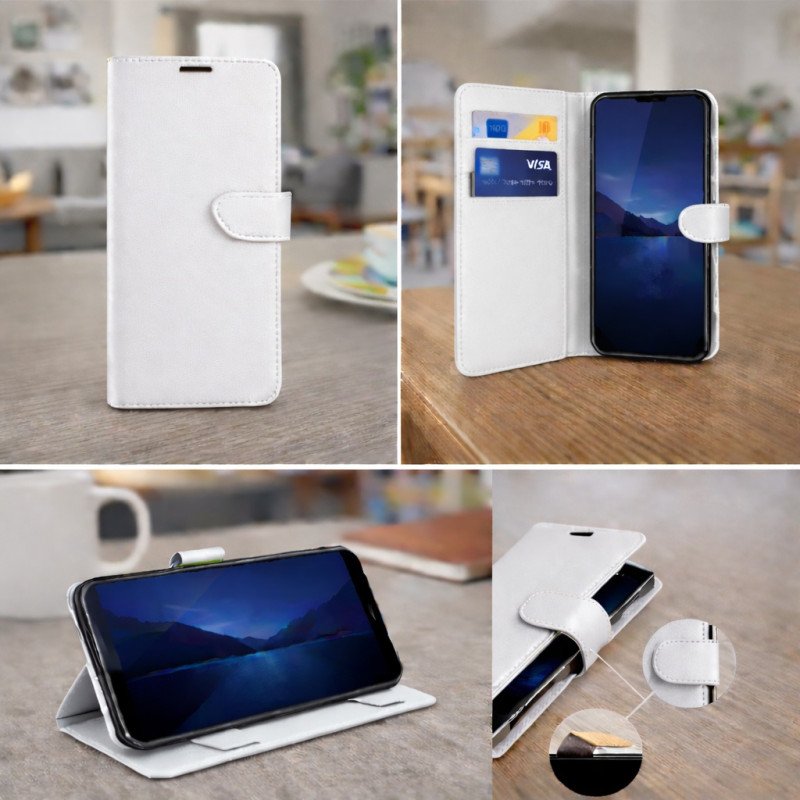 Θήκη Βιβλίο Clip για Sony XA1 – Λευκή | Blister