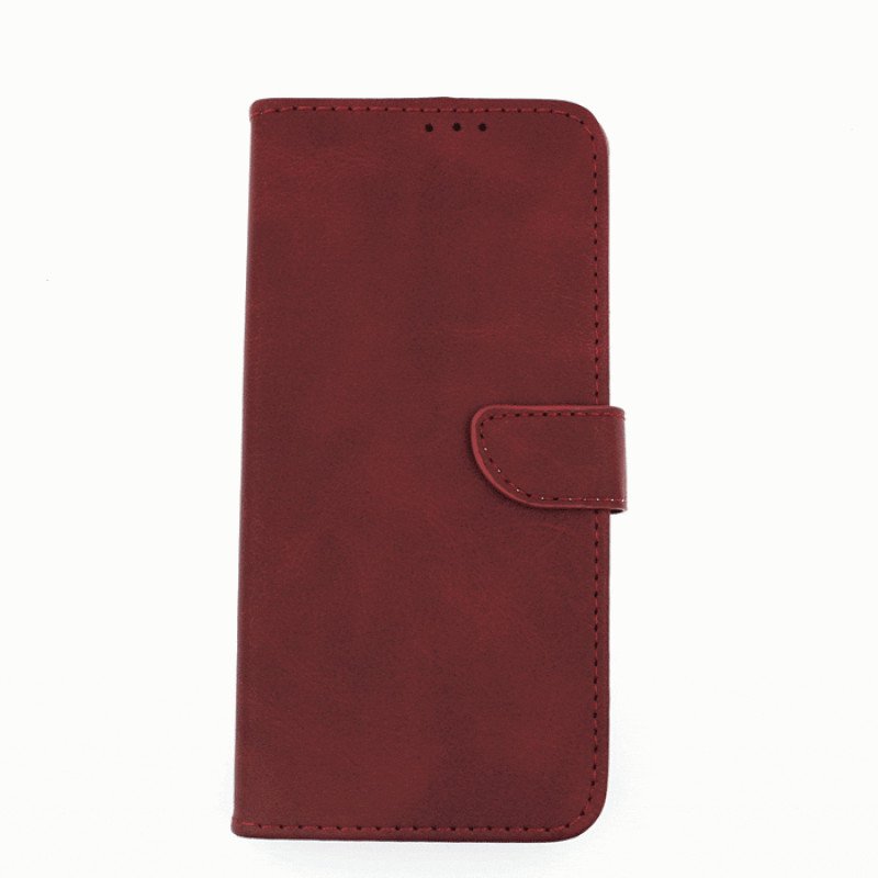 Θήκη Βιβλίο με Κλίπ για Xiaomi Redmi 15 4G (169mm) - Χρώμα: Βυσσινί