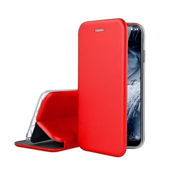 Θήκη Βιβλίο Μαγνητική Elegance για Apple i Phone 14 - Χρώμα: Κόκκινο