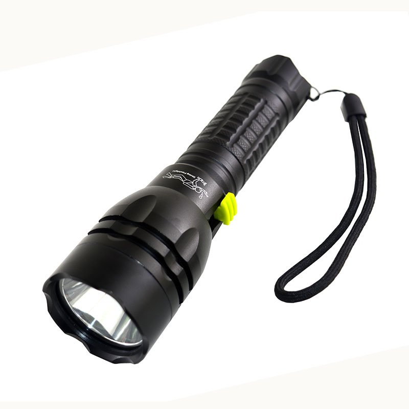 OUDAKANG ODK-Q9001 Επαναφορτιζόμενος Αδιάβροχος Καταδυτικός Φακός CREE LED 800LM Υψηλής Φωτεινότητας με Διπλά O-RINGS - Χρώμα: Μαύρο