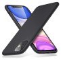Θήκη Πλάτης Σιλικόνης Απλή για Apple i Phone 12 Pro Max - Χρώμα: Μαύρο