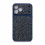Σκληρή Θήκη Πλάτης Flash Glitter για Apple i Phone 17 Pro Max - Χρώμα: Σκούρο Μπλε