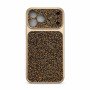 Σκληρή Θήκη Πλάτης Flash Glitter για Apple i Phone 17 Pro Max - Χρώμα: Χρυσό