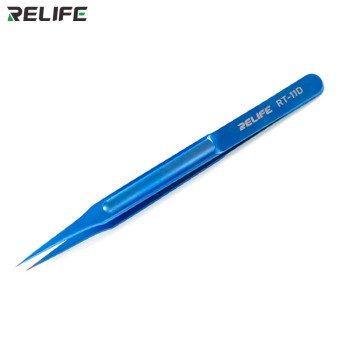 RELIFE RT-11D Tweezer Ultra Light Titanium Alloy Tweezers Special Sharp Mainboard Flying Wire Chip Tweezers Repair Tool