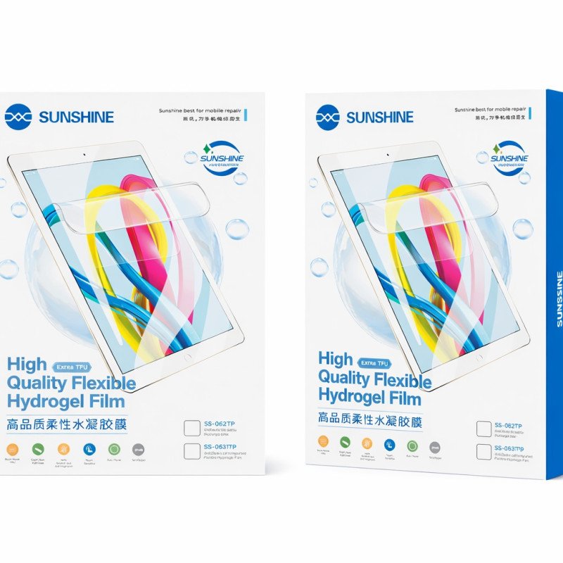 SUNSHINE SS-057P εισαγόμενη εύκαμπτη μεμβράνη υδρογέλης για tablet/i Pad έως 11" - 20 τεμ./κουτί