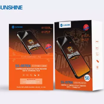 SUNSHINE SS-057EK ματ μεμβράνη υδρογέλης privacy με γρήγορη αυτοεπανόρθωση για κινητά έως 7" - 50 τεμ./κουτί