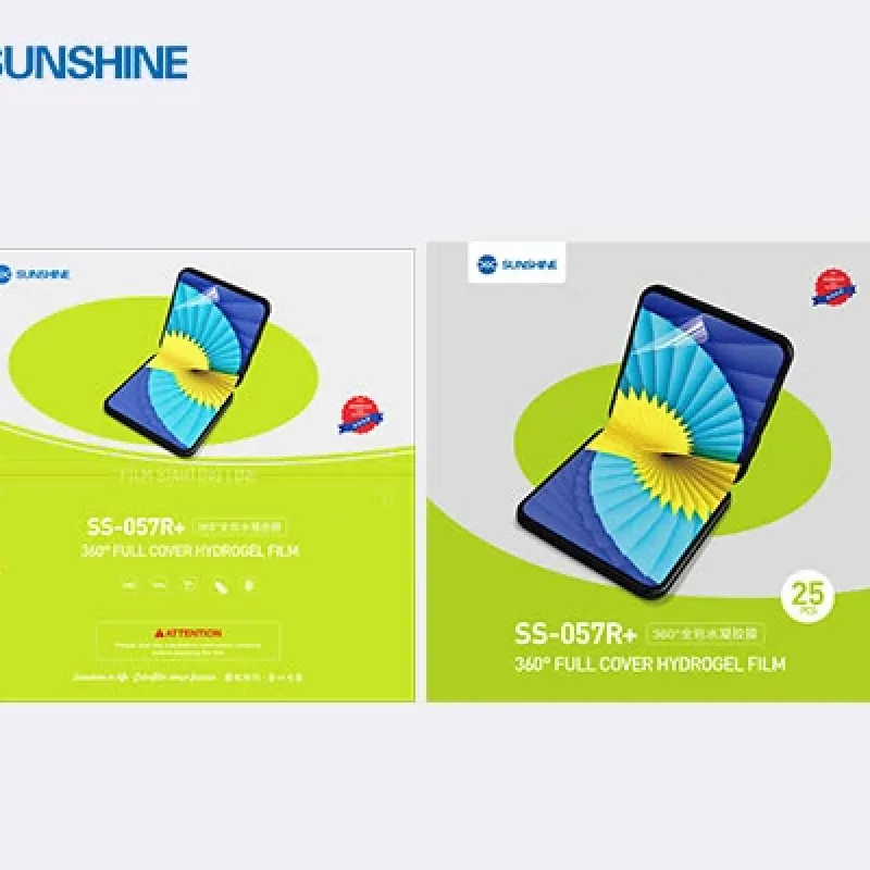 SUNSHINE SS-057R+ μεμβράνη υδρογέλης 360° με επαναφορά πίεσης για αναδιπλούμενα κινητά έως 8" - 25 τεμ./κουτί SUNSHINE SS-057R+ μεμβράνη υδρογέλης 360° με επαναφορά πίεσης για αναδιπλούμενα κινητά έως 8" - 25 τεμ./κουτί
