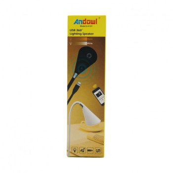 Andowl Q-A181 Επαναφορτιζόμενο Φανάρι USB LED με Ηχείο & Bluetooth - Χρώμα: Μαύρο