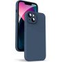 Θήκη Πλάτης Σιλικόνης Απλή για Apple i Phone 13 Mini - Χρώμα: Σκούρο Μπλέ