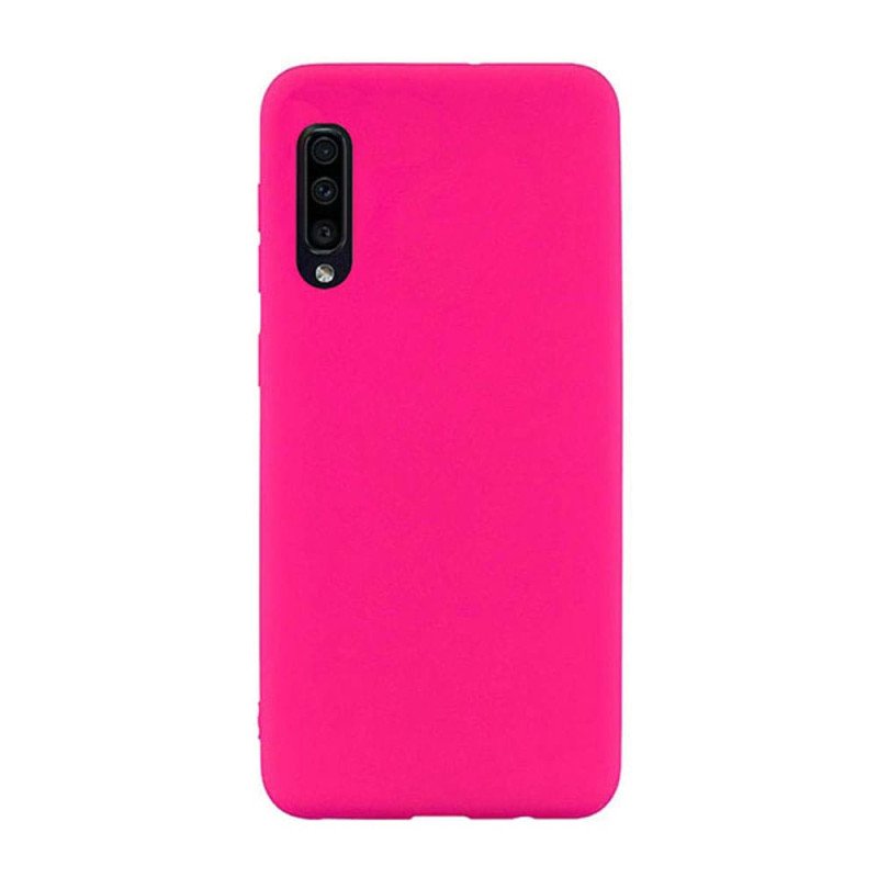 Θήκη Πλάτης Σιλικόνης Soft για Samsung Galaxy A70 - Χρώμα: Φούξια