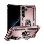Σκληρή Θήκη Πλάτης Armor με Βάση Στήριξης για Samsung Galaxy A04S - Χρώμα: Ρόζ Χρυσό