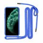 Θήκη Σιλικόνης με Λουράκι για i Phone 12 / 12 Pro - Χρώμα: Μπλε