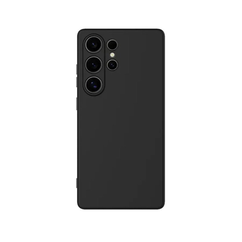 Θήκη Πλάτης Σιλικόνης Απλή για Samsung Galaxy S25 Ultra - Χρώμα: Μαύρο