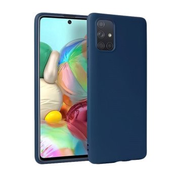 Θήκη Πλάτης Σιλικόνης Soft για Oppo Reno5 Z - Χρώμα: Σκούρο Μπλε