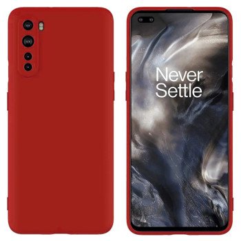 Θήκη Πλάτης Σιλικόνης Soft για Oneplus Nord 5G - Χρώμα: Κόκκινο