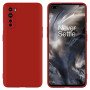 Θήκη Πλάτης Σιλικόνης Soft για Oneplus Nord 5G - Χρώμα: Κόκκινο