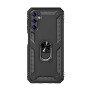 Σκληρή Θήκη Πλάτης Armor με Βάση Στήριξης για Samsung Galaxy A17 - Χρώμα: Μαύρο