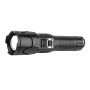 Ισχυρός Επαναφορτιζόμενος Φακός LED με Zoom & 3 Λειτουργίες Φωτός – Multifunctional Tactical Zoom Flashlight GHK-Q9002 - Χρώμα: Μαύρο