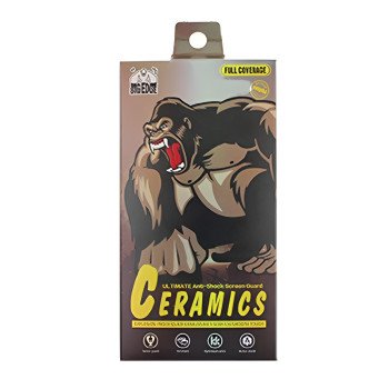 Ceramic Full Cover Full Glue Τζαμάκι Προστασίας Οθόνης για Samsung Galaxy G996F S21 Plus - Χρώμα: Μαύρο