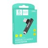 VDENMENV DU03 Μετατροπέας Type-C Male σε Audio Jack 3.5mm Female - Χρώμα: Ασημί