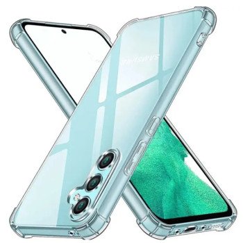Θήκη Πλάτης Σιλικόνης Anti Shock για Samsung Galaxy A24 - Χρώμα: Διάφανο