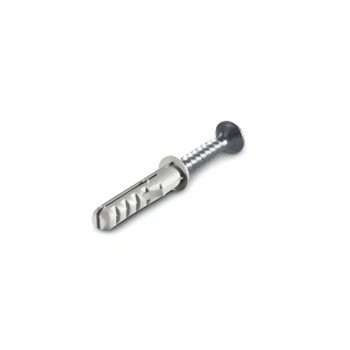 Βύσματα Ούπες με Βίδες 12mm 25 Τεμάχια - Χρώμα: Γκρι