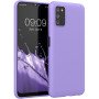 Θήκη Πλάτης Σιλικόνης Soft για Samsung Galaxy A03S - Χρώμα: Μωβ