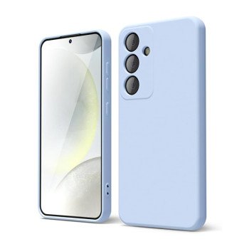 Θήκη Πλάτης Σιλικόνης Soft για Samsung Galaxy S24 Plus - Χρώμα: Γαλάζιο