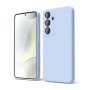 Θήκη Πλάτης Σιλικόνης Soft για Samsung Galaxy S24 Plus - Χρώμα: Γαλάζιο
