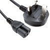 Καλώδιο Τροφοδοσίας SCHUKO IEC UK 3 Pin Mains Plug 1.6m - Χρώμα: Μαύρο
