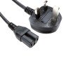 Καλώδιο Τροφοδοσίας SCHUKO IEC UK 3 Pin Mains Plug 1.6m - Χρώμα: Μαύρο