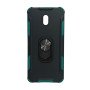 Σκληρή Θήκη Πλάτης Armor με Βάση Στήριξης για Xiaomi Redmi 8 / 8A - Χρώμα: Μαύρο / Πράσινο