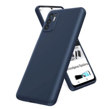 Θήκη Πλάτης Σιλικόνης Soft HQ για Xiaomi Poco M3 Pro 5G Χρώμα: Σκούρο Μπλε
