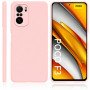 Θήκη Πλάτης Σιλικόνης Soft για Xiaomi Poco F3/ Mi 11i - Χρώμα: Απαλό Ρόζ