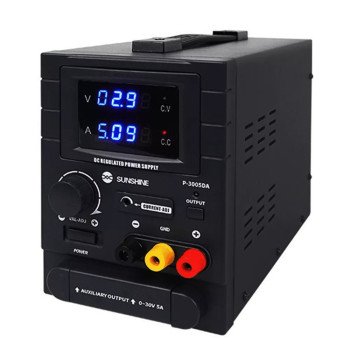 SUNSHINE P-3005DA 30V 5A 4 digital display regulated power supply DC Mobile Phone Repair Intelligent Power Source SUNSHINE P-3005DA 30V 5A 4 digital display regulated power supply DC Mobile Phone Repair Intelligent Power Source