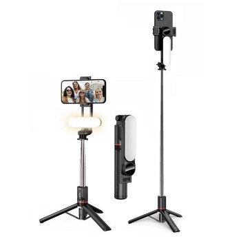 L15 Selfie Stick Τρίποδο Κινητού με Bluetooth - Χρώμα: Μαύρο L15 Selfie Stick Τρίποδο Κινητού με Bluetooth - Χρώμα: Μαύρο