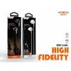 Moxom MX-EP07 Earbuds Handsfree με Βύσμα 3.5mm - Χρώμα: Μαύρο-Χρυσό