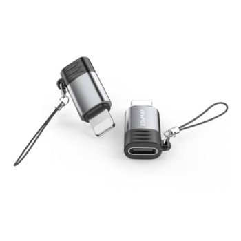 Awei A11 Μετατροπέας USB Lightning Male σε USB-C Female - Χρώμα: Γκρι Awei A11 Μετατροπέας USB Lightning Male σε USB-C Female - Χρώμα: Γκρι