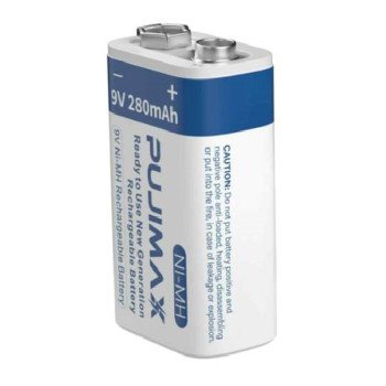 PUJIMAX PJ-9V Επαναφορτιζόμενη Μπαταρία Ni-Mh 280mah (1τμχ) PUJIMAX PJ-9V Επαναφορτιζόμενη Μπαταρία Ni-Mh 280mah (1τμχ)