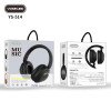 YESPLUS YS-514 Ασύρματα Bluetooth V5.1 Ακουστικά Super Bass - Χρώμα: Μαύρο