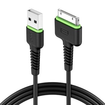 Budi (DC150i4BS) Καλώδιο Φόρτισης & Μεταφοράς Δεδομένων 30-Pin USB-A για iPhone 4 iPod 1.2m - Χρώμα: Μαύρο Budi (DC150i4BS) Καλώδιο Φόρτισης & Μεταφοράς Δεδομένων 30-Pin USB-A για iPhone 4 iPod 1.2m - Χρώμα: Μαύρο