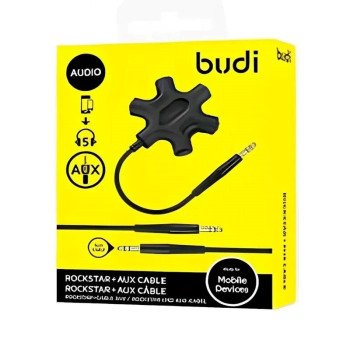 Budi (DC123B) 5in1 Καλώδιο 1x 3.5mm Male - 5x 3.5mm Female 0.2m - Χρώμα: Μαύρο Budi (DC123B) 5in1 Καλώδιο 1x 3.5mm Male - 5x 3.5mm Female 0.2m - Χρώμα: Μαύρο