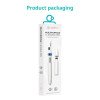 COTECi 75001 Πολυλειτουργικό Pen Καθαρισμού για Headphones/AirPods/Κινητά - Χρώμα: Λευκό