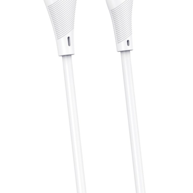 TUQIN QD39T Καλώδιο USB-A σε Type-C 2.4A Γρήγορη Φόρτιση 90cm - Χρώμα: Λευκό