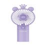 YESPLUS YS-1614 Επαναφορτιζόμενο Mini Ανεμιστηράκι Χειρός - Χρώμα: Μωβ