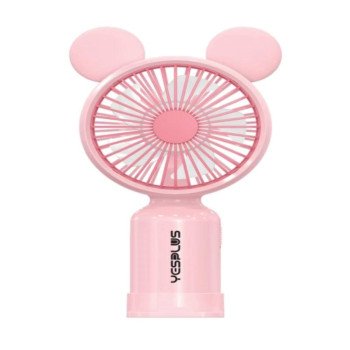 YESPLUS YS-1609 Επαναφορτιζόμενο Mini Aνεμιστηράκι Χειρός - Χρώμα: Ροζ